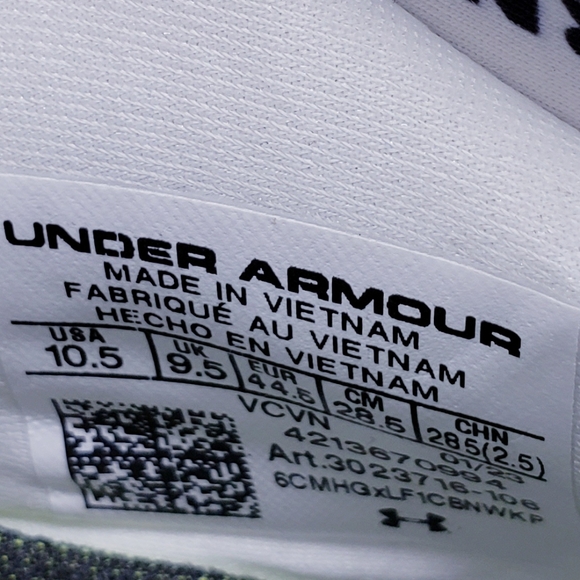 $140 Under Armour Highlight MC Football Cleats White/Silver - Picture 8 of 8